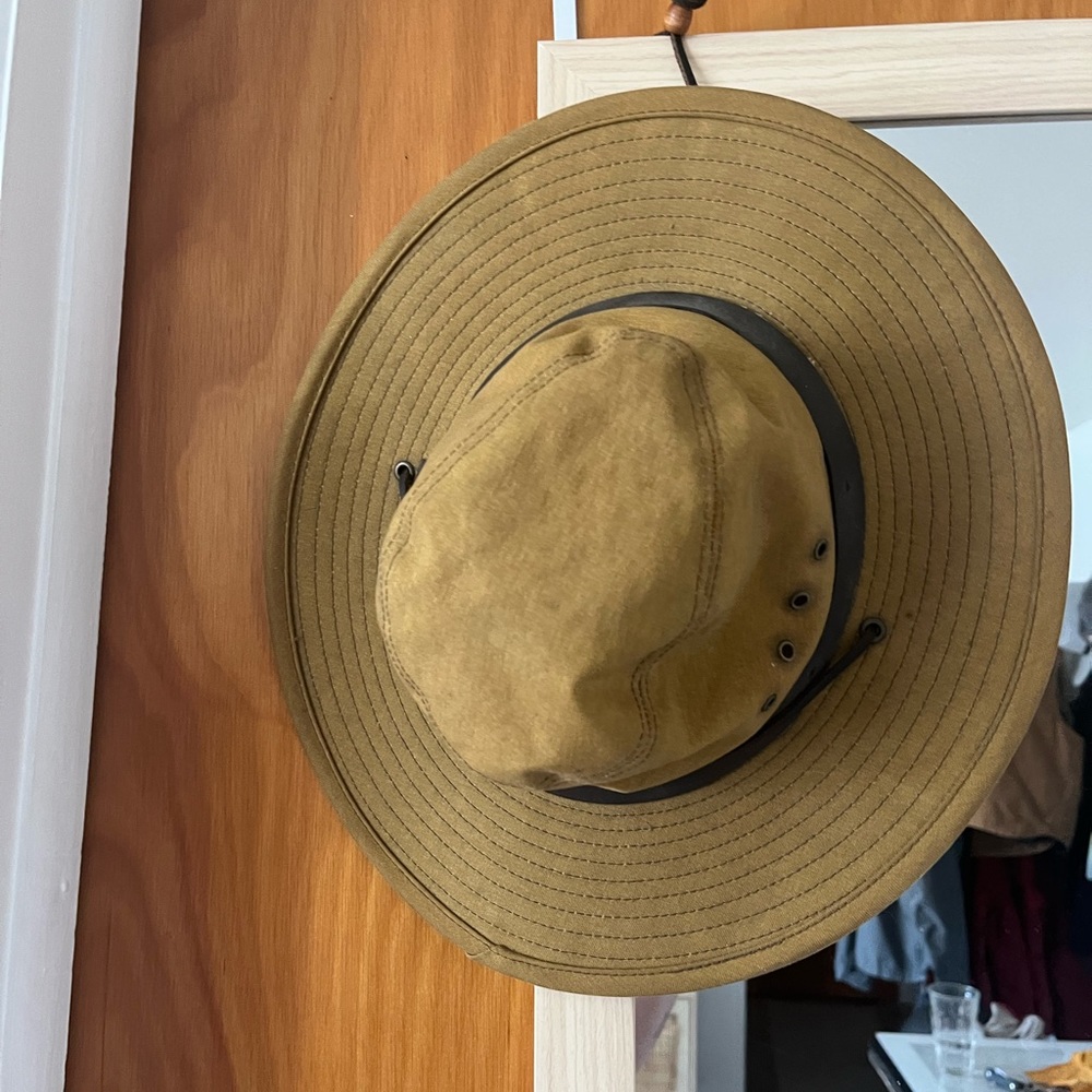 Filson Tin Cloth Bush Hat - Medium - Dark Tan